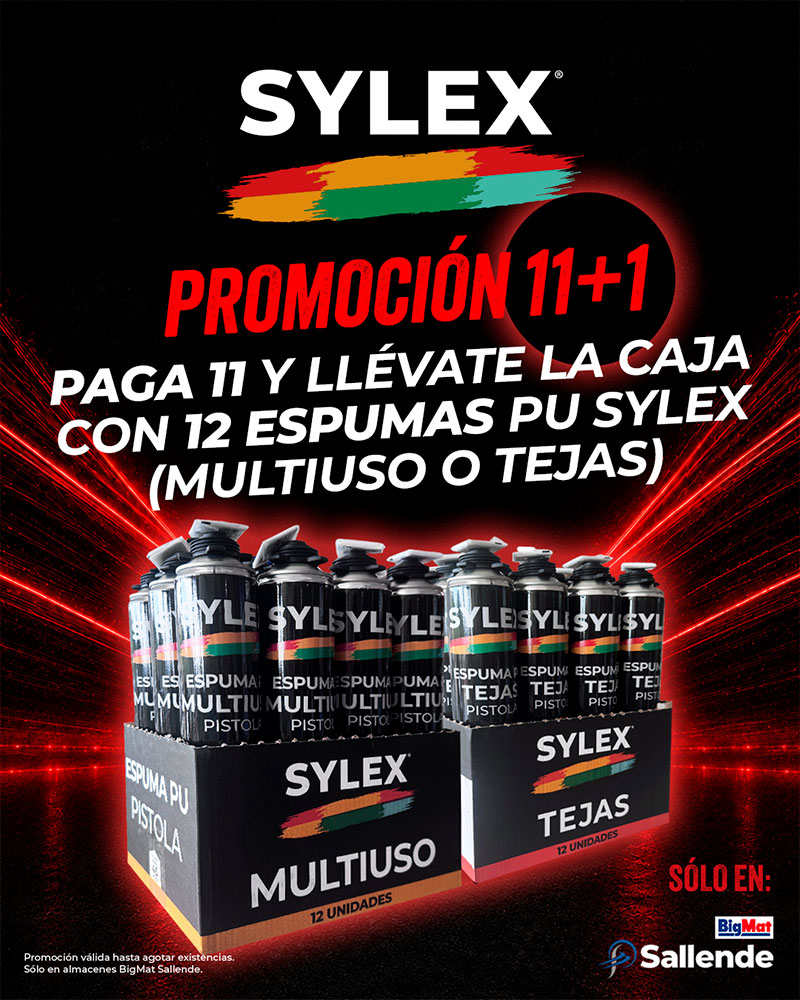 Promoción Sylex 11+1: caja de espuma PU gratis